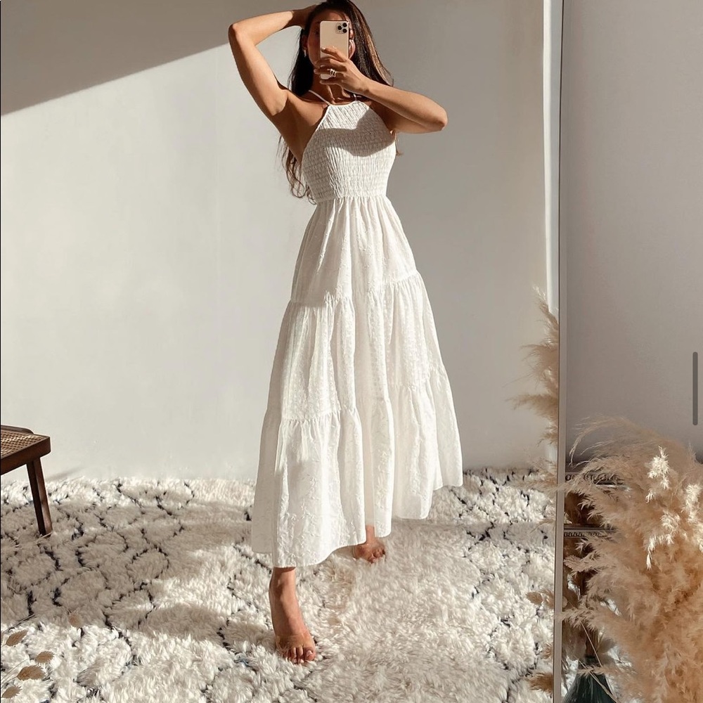 Zara embroidery openwork dress bloggers fav - Picture 11 of 16